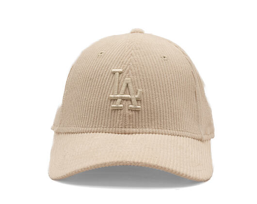 Damen Kappe New Era - MLB Pastel Cord 9FORTY M-CROWN - LA Dodgers - Cream