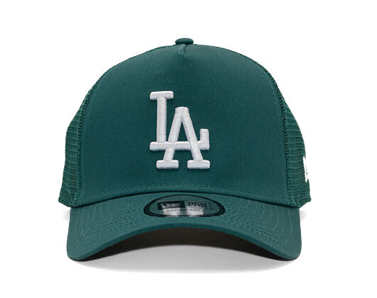 Kappe New Era - MLB Essential 9FORTY Trucker - LA Dodgers - Pine Green