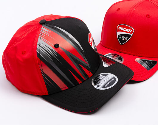 Kappe New Era - Ducati Motor Print 9SEVENTY Stretch-Snap - Black