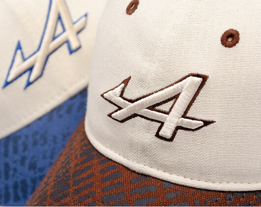 Kappe New Era - F1 Heritage 9TWENTY - Alpine Racing - Chrome White