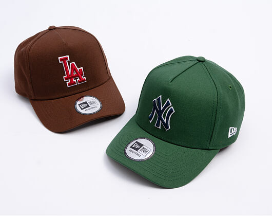 Kappe New Era - MLB Outline Script 9FORTY A-Frame - NY Yankees - Cilantro Green