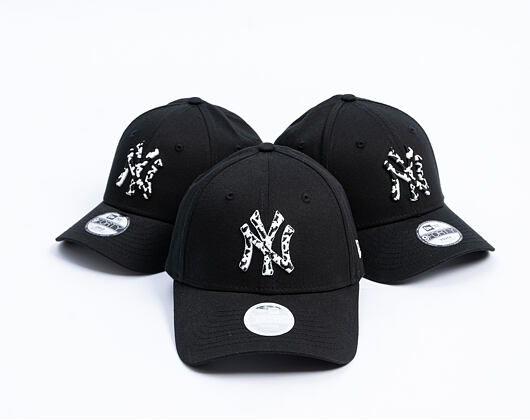 Damen Kappe New Era - MLB Animal Infill 9FORTY - NY Yankees - Black