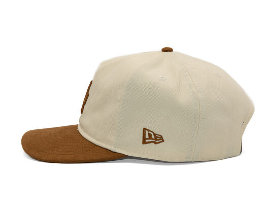 Kappe New Era - MLB Suede Visor 9FIFTY A-Frame - LA Dodgers - Cream