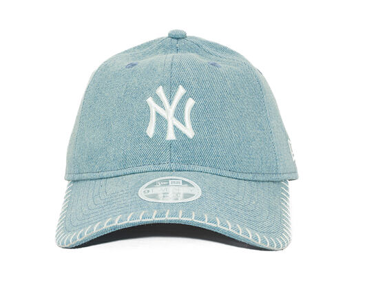 Damen Kappe New Era - MLB Denim Stitch 9TWENTY - NY Yankees - Pastel Blue