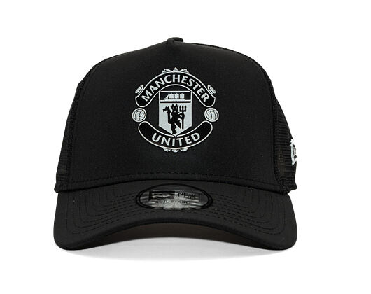 Kappe New Era -  Reflective 9FORTY Trucker - Manchester United FC - Black