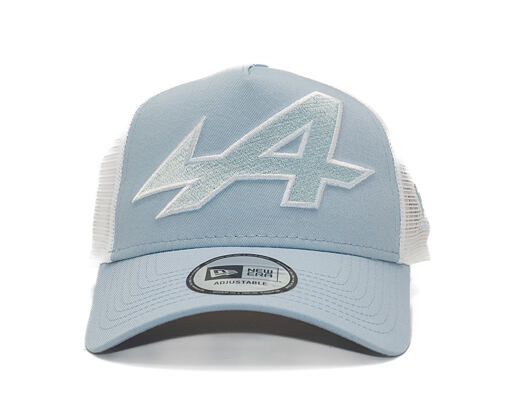 Kappe New Era - F1 Seasonal 9FORTY Trucker - Alpine Racing - Sky Blue