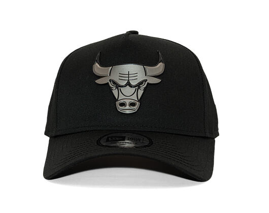 Kappe New Era - NBA Metallic 9FORTY A-Frame - Chicago Bulls - Black