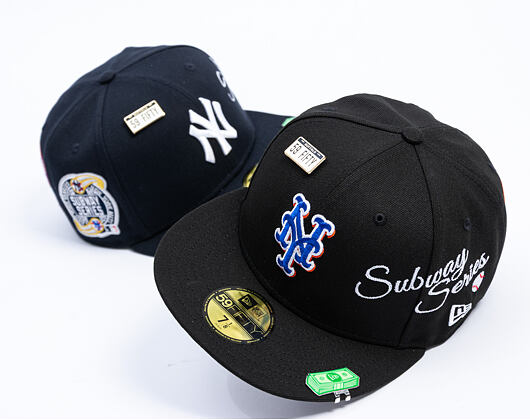 Kappe New Era - MLB IMAGE DROP - Subway Series 59FIFTY - NY Mets - Black