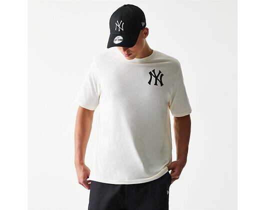 T-Shirt New Era - MLB Food Graphic Tee - NY Yankees - Off White