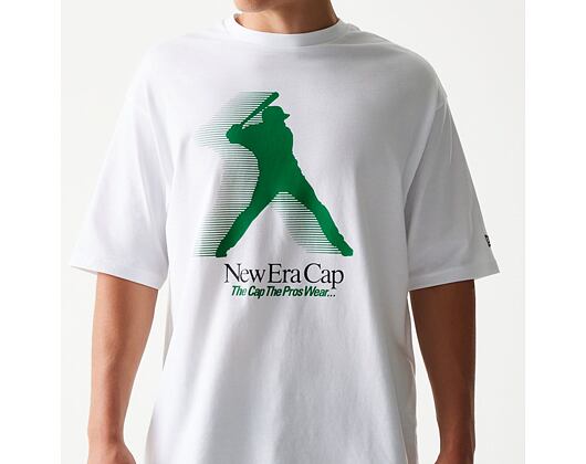 T-Shirt New Era - Player Graphic Oversized Tee - White