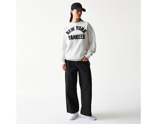 Pullover New Era - MLB Graphic Oversized Crewneck - NY Yankees - Heather Grey