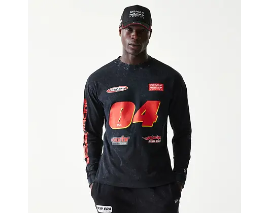 Langarmshirt New Era - F1 Graphic Longsleeve - Red Bull F1 - Black