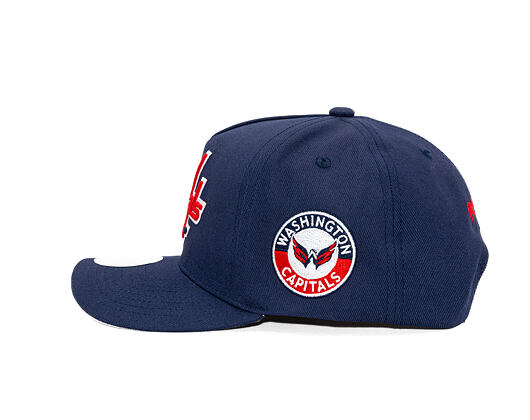 Kappe Mitchell & Ness - Washington Capitals - Double Clutch Pro Snapback - Navy