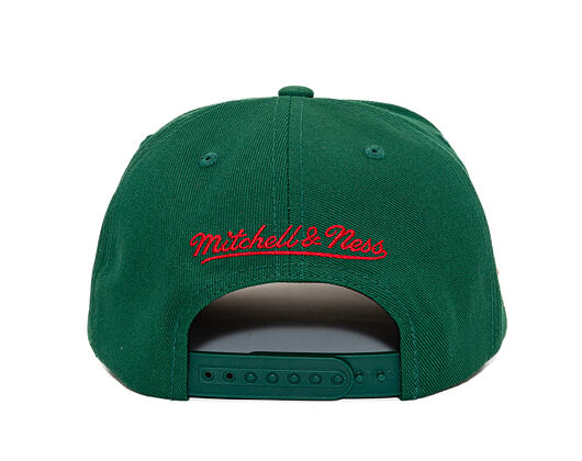 Kappe Mitchell & Ness - Minnesota Wild - Double Clutch Pro Snapback - Green