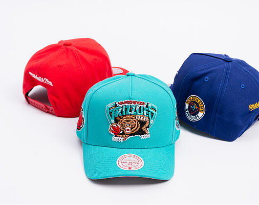 Kappe Mitchell & Ness - Vancouver Grizzlies - Double Clutch Pro Snapback Hwc - Teal
