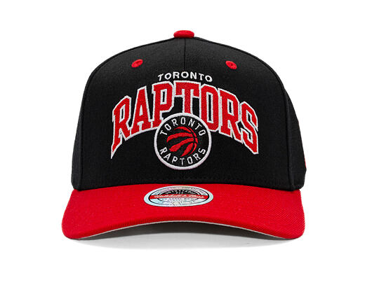 Kappe Mitchell & Ness - NBA Team Arch Snapback - Toronto Raptors - Black / Red