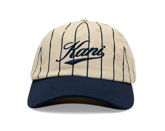 Kappe Karl Kani - Cursive Varsity Pinstripe Baseball Cap