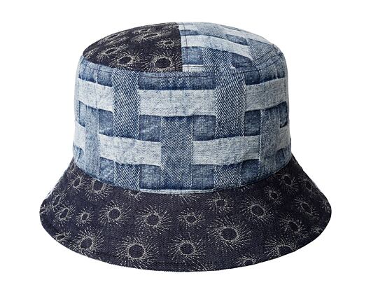 Hut Kangol - TRENDS PACK - Denim Mashup Bucket - Blue Picnic