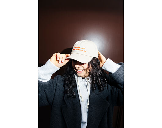 Kappe 8by8 - Dadcap - "I can't adult today" - Tan/Orange