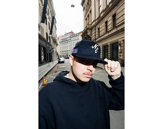 Kappe New Era - 59FIFTY Day - Woll- & Kaschmir-Schriftzug - Schwarz