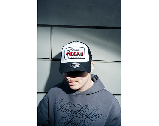 Kappe New Era - Branded Location Patch 9FORTY Trucker - Black