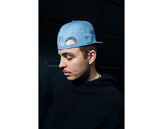 Kappe New Era - MLB Palm & Taco 59FIFTY - LA Dodgers - Sky Blue / Pink UV