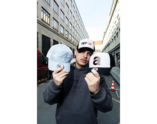 Kappe New Era - Piagio Core 9FORTY Trucker - Aprilia - Black
