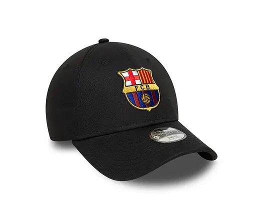Kinder Kappe New Era - Core Logo 9FORTY Kids - Barcelona FC - Black