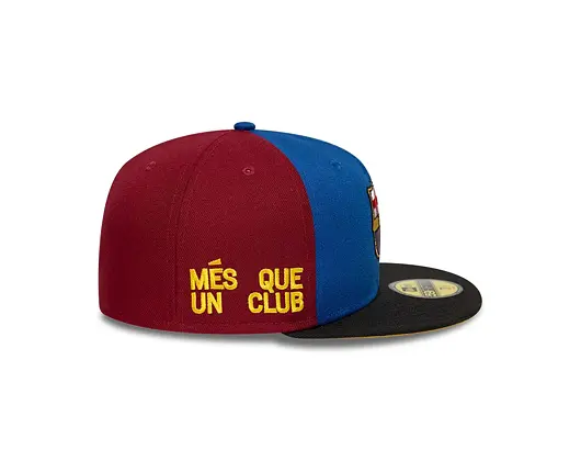 Kappe New Era - "Mes Que Un" 59FIFTY - Barcelona FC - Cardinal/Blue