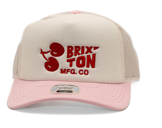Kappe Brixton - Cherry MP Trucker - Off White/Pink