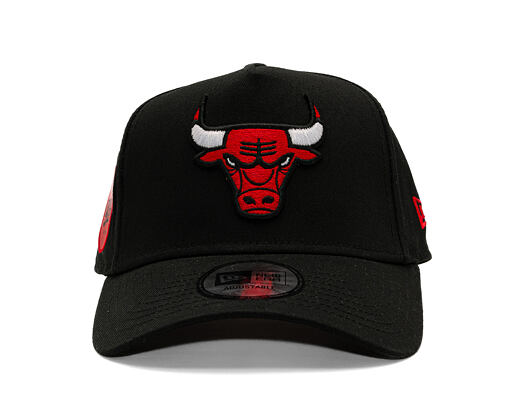 Kappe New Era - 9FORTY A-FRAME SIDE PATCH - Chicago Bulls