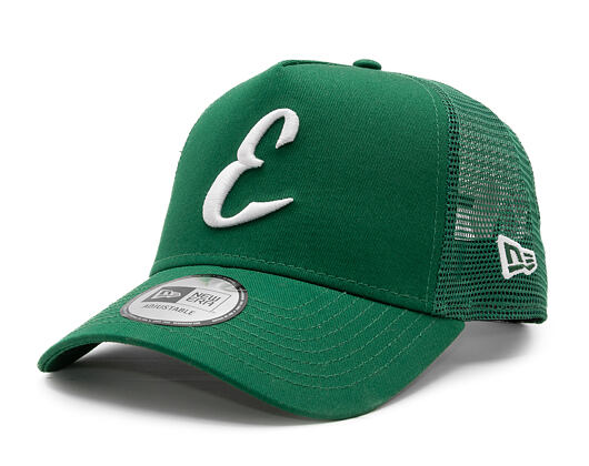 Kappe New Era - Core Logo 9FORTY A-Frame Trucker - Prague Eagles - Green