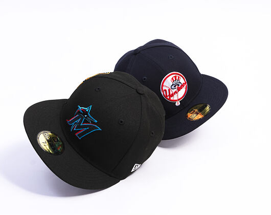 Kappe New Era - MLB Hidden Hit 59FIFTY - Miami Marlins - Team Color