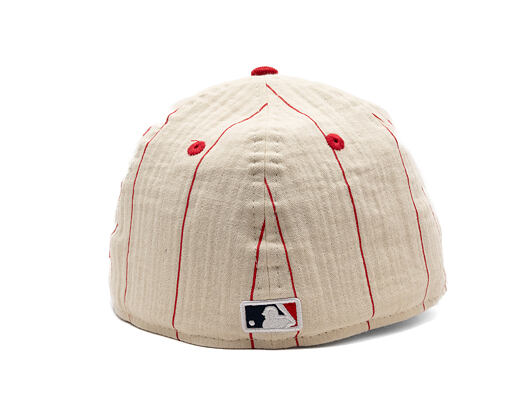 Kappe New Era - MLB Retro Linen Pinstripe 59FIFTY Retro Crown - St. Louis Cardinals - Team Color
