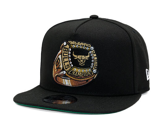 Kappe New Era - NBA Ring 9FIFTY A-Frame - Chicago Bulls - Black