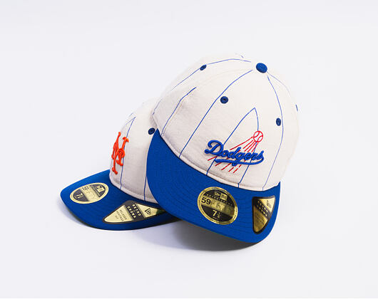 Kappe New Era - MLB Retro Linen Pinstripe 59FIFTY Retro Crown - LA Dodgers - Team Color