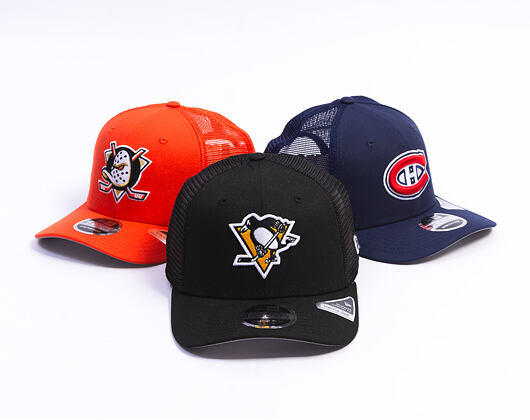 Kappe New Era - NHL Core Mesh 9SEVENTY Stretch-Snap - Pittsburgh Penguins - Team Color