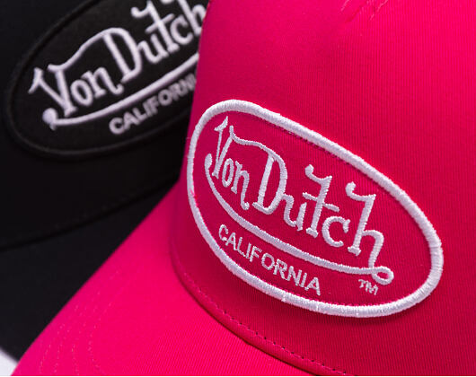 Kappe Von Dutch - Trucker - Cali Patch Electric Pink