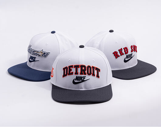 Kappe Nike - Cooperstown Dri-Fit Pro - Detroit Tigers - White 10A/Pitch Blue 4FA