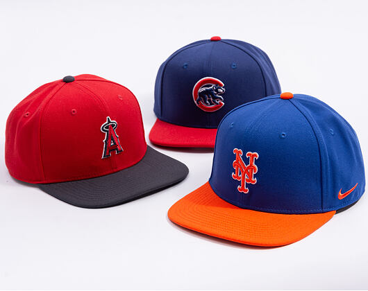 Kappe Nike - Dri-Fit Pro - New York Mets - Rush Blue 4EW/Team Orange 89L