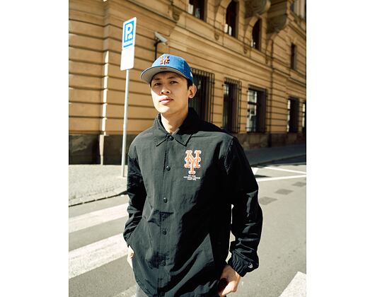 Jacke New Era - MLB Coaches Jacket - NY Mets - Black