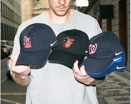 Kappe Nike - Club Unstructured - Washington Nationals - Pitch Blue 4FA
