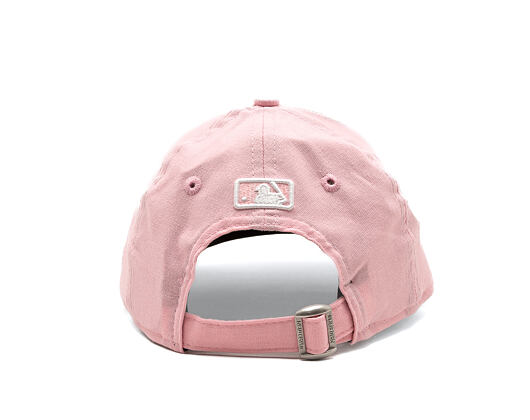 Kinder Kappe New Era - MLB Linen 9FORTY M-CROWN - LA Dodgers - Pink Rouge / White