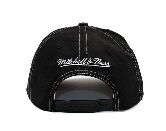 Kappe Mitchell & Ness  - Branded Baseline -Pro Crown Snapback - Black