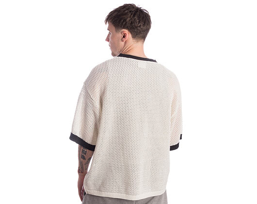 T-Shirt Karl Kani - Cursive Varsity Crochet Boxy T-Shirt White