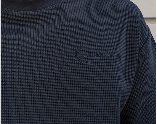 T-Shirt Karl Kani - Signature Waffle Oversized T-Shirt Black