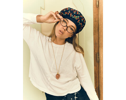 Baskenmütze Kangol - Tropic Cherry Jax Beret - Navy