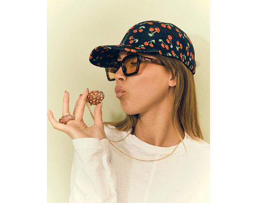 Kappe Kangol - Tropic Cherry Spacecap - Navy
