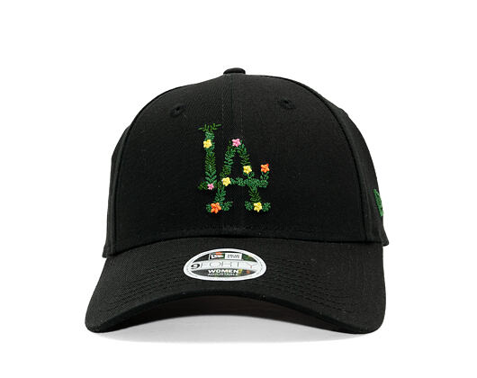 Damen Kappe New Era - MLB Floral Infill 9FORTY - LA Dodgers - Black