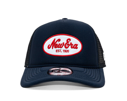 Kappe New Era - Branded Oval Foam Patch 9FORTY A-Frame Trucker - Navy